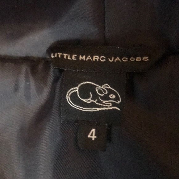Little Marc Jacobs purple faux fur hooded jacket - Picture 3 of 4